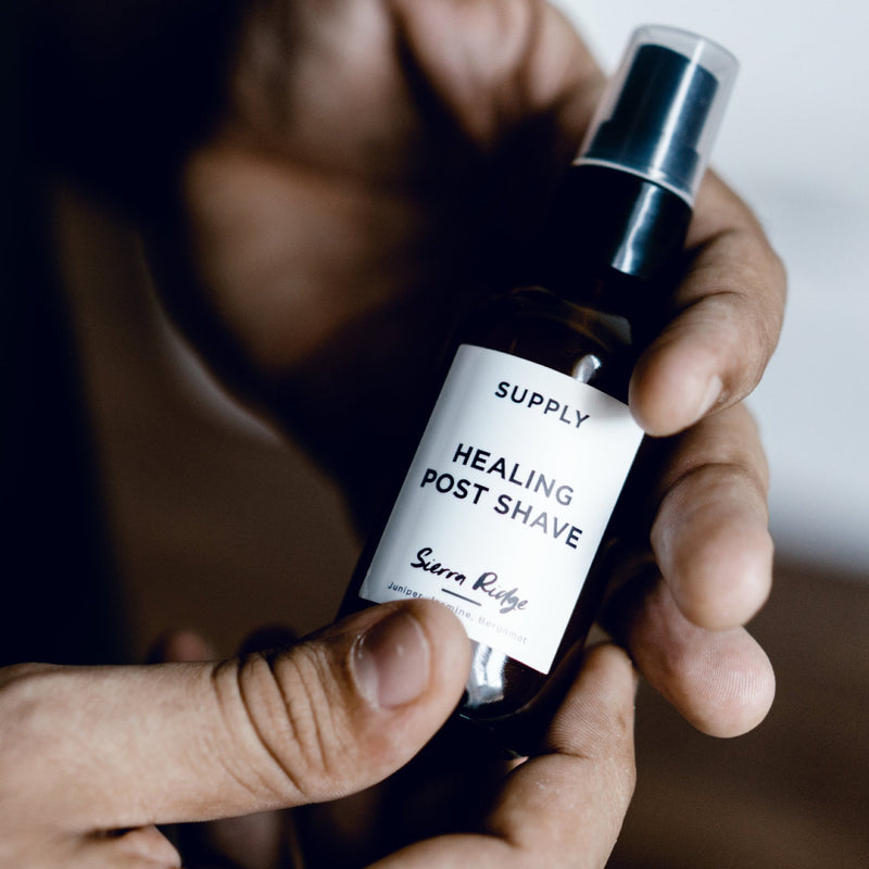 A refreshing post-shave ritual